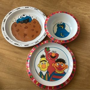 Sesame Street plates